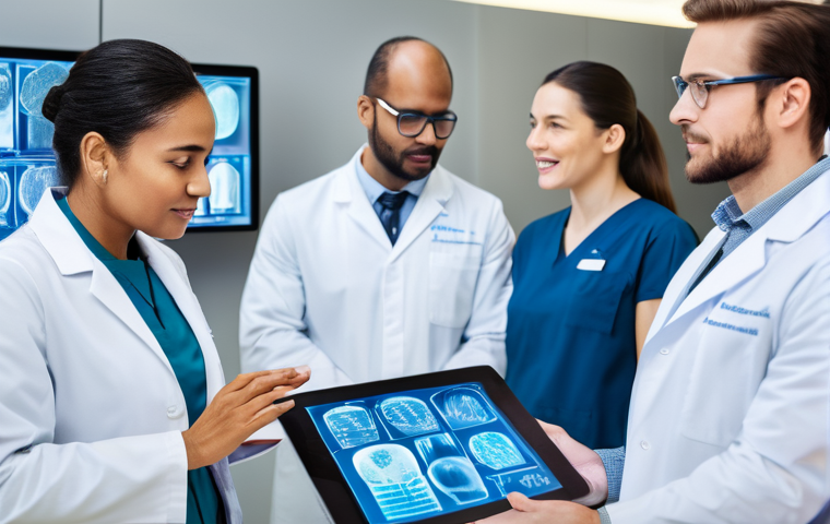 방사선사 직업 만족도 - A focused and professional radiographer, mid-30s, with a calm and intelligent expression, operates a... 방사선사 직업 만족도 - A focused and professional radiographer, mid-30s, with a calm and intelligent expression, operates a...