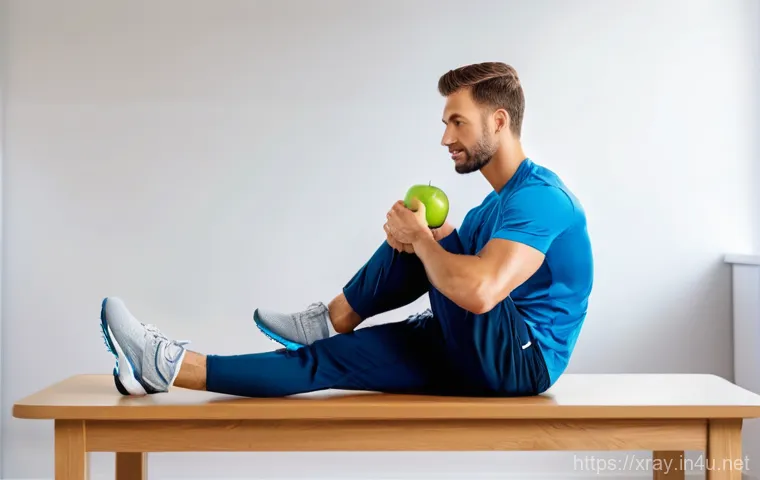 방사선사와 건강관리 요령 - A professional female radiographer, dressed in scrubs with a lead apron and a thyroid shield, stands... 방사선사와 건강관리 요령 - A professional female radiographer, dressed in scrubs with a lead apron and a thyroid shield, stands...
