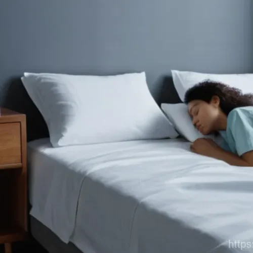 Home 28 방사선사 3교대 근무 적응법 - **Image Prompt 1: Day Sleep Sanctuary**
A realistic, serene indoor shot of a female radiologist ...